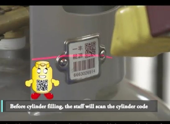 Xiangkang Cylinder Bar Code Nhãn Chịu nhiệt độ cao 1900F Để quản lý xi lanh LPG