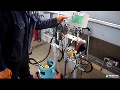 Filling Action in LPG filling Station