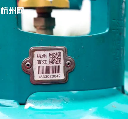 Cylinder Bar Code Nhãn Chịu nhiệt độ cao 1900F Để quản lý xi lanh LPG