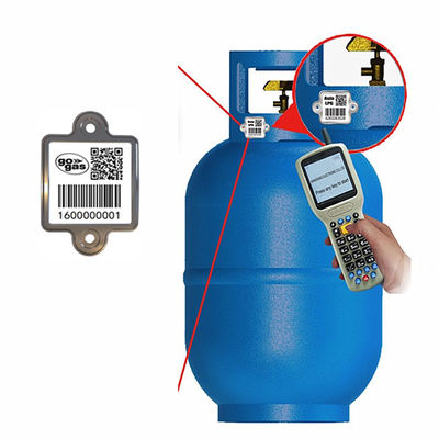 Thẻ nhãn mã vạch xi lanh LPG chống nước 1,2mm