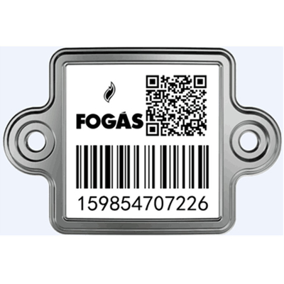 Hệ thống mã vạch thẻ mã vạch kim loại xi lanh LPG